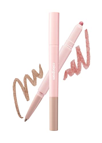 COLORGRAM All In One Over-Lip Maker 02 Cool Pink | Versatile Lip Liner & Contour with Natural Shades, Matte finish, Bigger and Fuller Lips, Plumping effect, Smooth creamy texture