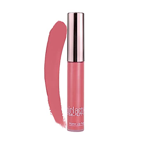 Girlactik Long Lasting Matte Lip Paint Liquid Lipstick (Allure)