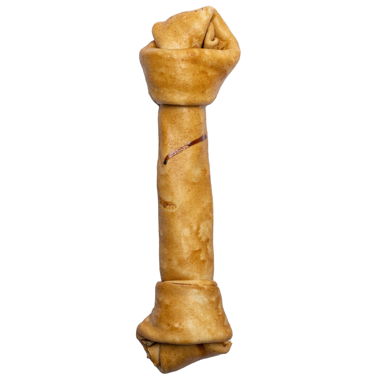 Pet Factory - Made in USA Beefhide Bone Dog Treat, 12"-15", Chicken Flavored