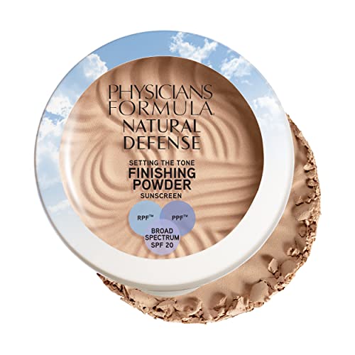 Physicians Formula Natural Defense Setting Powder, Face & Finishing Powder, SPF 20 Fair | Dermatologist Tested, Clinicially Tested