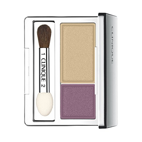 Clinique All About Shadow Eye Shadow 0.07 Oz Clinique/All About Shadow Duo Beach Plum .07 Oz Tan And Purple