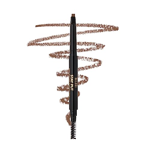 Milani Stay Put Brow Sculpting Mechanical Pencil - Soft Brown (0.01 Ounce) Cruelty-Free Long-Lasting Eyebrow Pencil that Defines and Shapes Brows