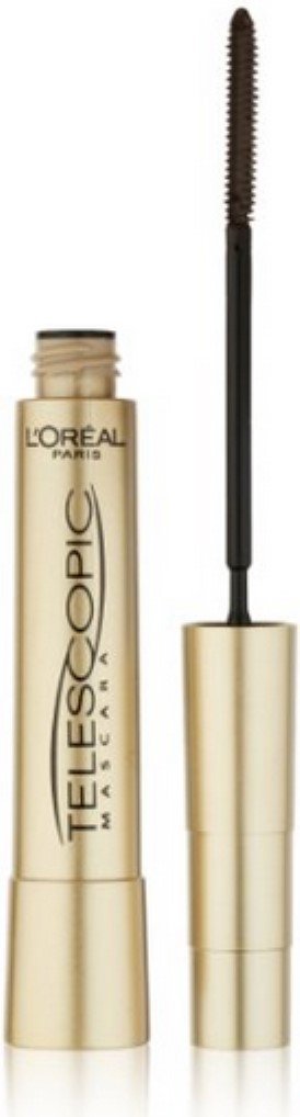 L'Oréal Paris Telescopic Original Mascara, 910 Blackest Black (Pack of 2)