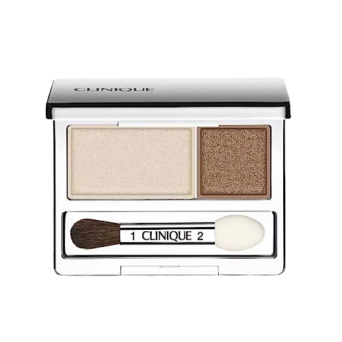 Clinique All About Shadow Duo - 04 Ivory Bisque/Bronze Satin - .07 oz / 2.2 g