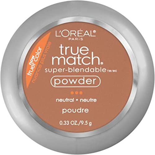 L'Oreal Paris True Match Super-Blendable Powder, Cappuccino, 0.33 oz.