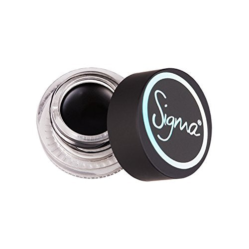 Sigma Beauty Gel Eyeliner - Wicked - Blackest Black Matte - 8 Hour Wear - Water & Fade Resistant Formula - Glides on Easily, Smudge Proof Eyeliner - Gel Eyeliner for Cateye Winged Eye Liner - 0.07 oz