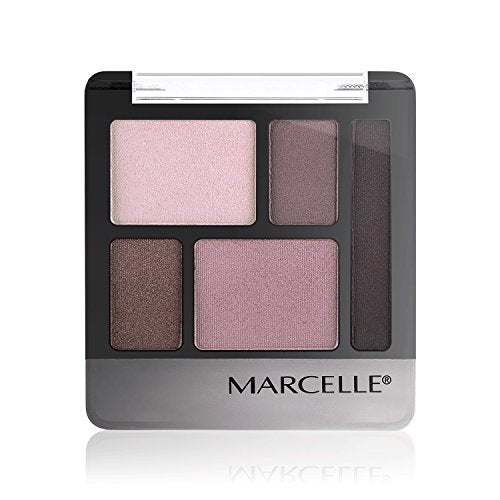 Marcelle Quintet Eyeshadow, Plum Perfect, Hypoallergenic and Fragrance-Free, 0.20 oz