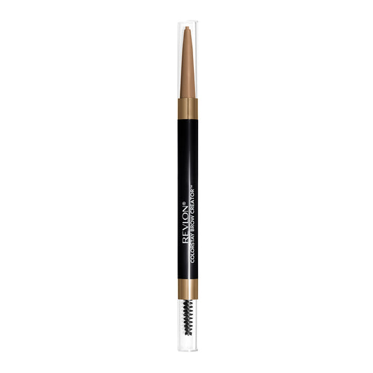 Revlon Eyebrow Pencil & Powder, ColorStay Brow Creator 2-in-1 Eye Makeup with Spoolie, Longwearing with Precision Tip, 600 Blonde, 0.23 Oz
