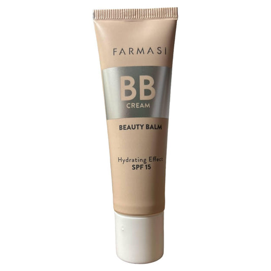 FARMASI Makeup BB Cream Beauty Balm, Full Coverage Foundation, Hydrating, Concealing, and Sun Protection Formula, Moisturizer BB Face Cream with Spf 15 for All Skin Type, 02 Light to Medium, 1 Fl oz