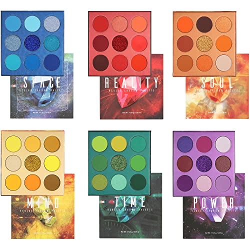 Docolor Eyeshadow Palette, Gemstone 54 Colors Makeup Palette Eye Shadow Matte Glitter Professional Makeup Eye Shadow Powder Long Lasting Waterproof Cosmetic Eyeshadow Palette