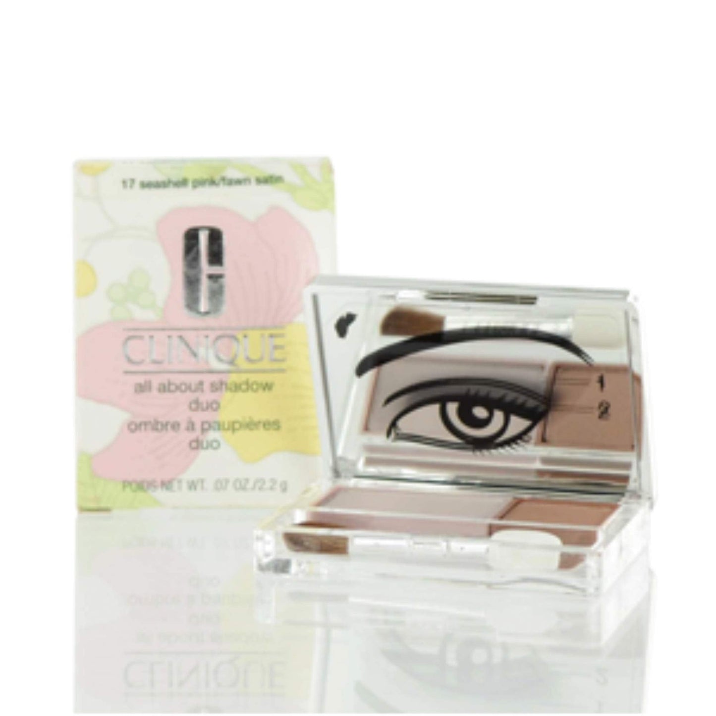 Clinique All About Shadow Duo Seashell Pink/Fawn Satin