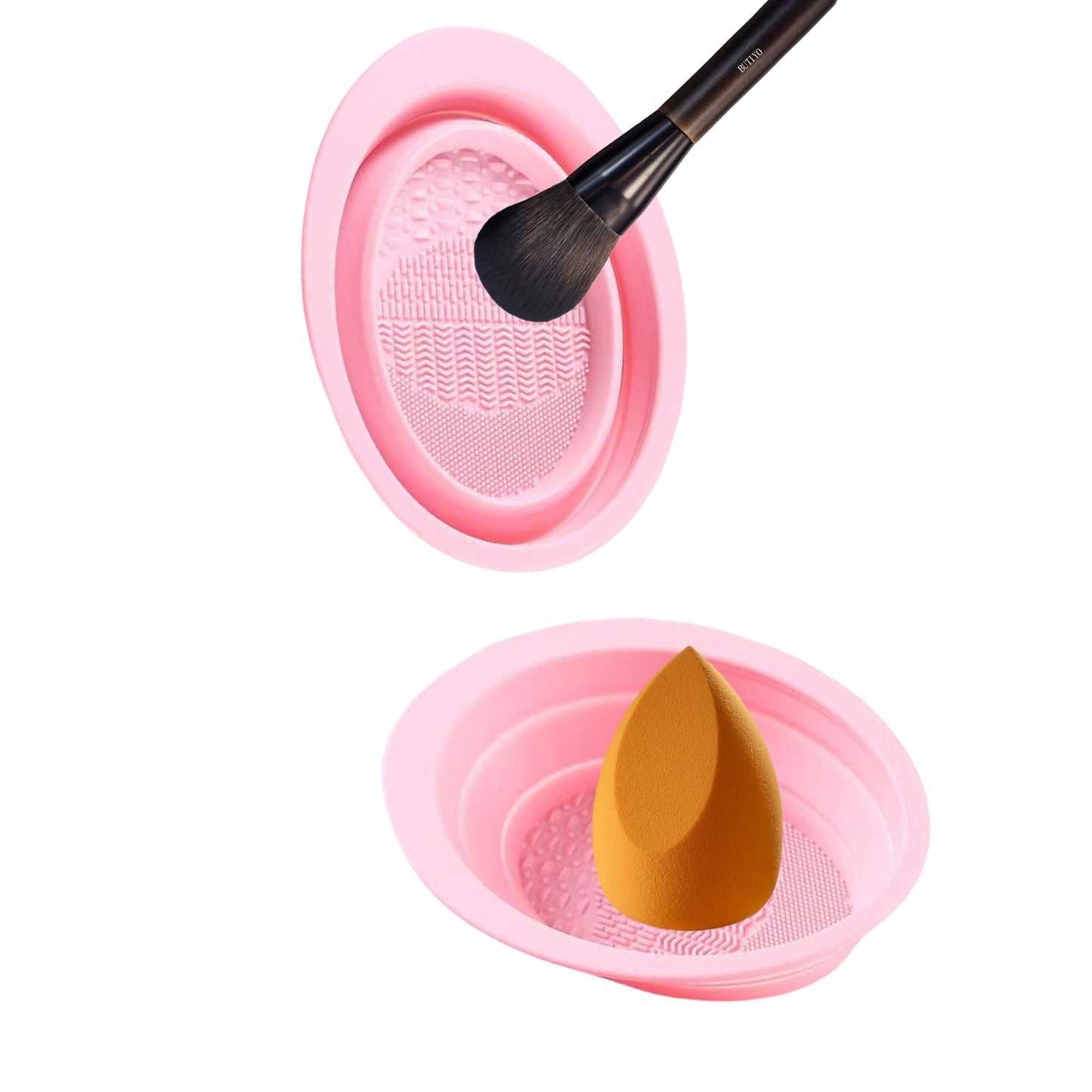 Makeup Brush Cleaner BUTIYO for Makeup Brush Cleaning Make up Brush Wet Cleaning (pink) FB011