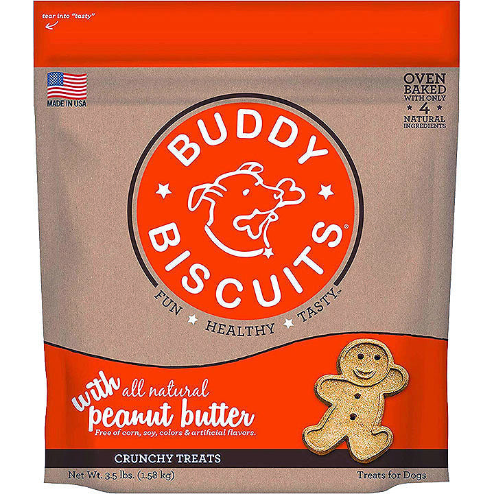 Cloud Star Dog Buddy Biscuits Peanut Butter 3,5Lb