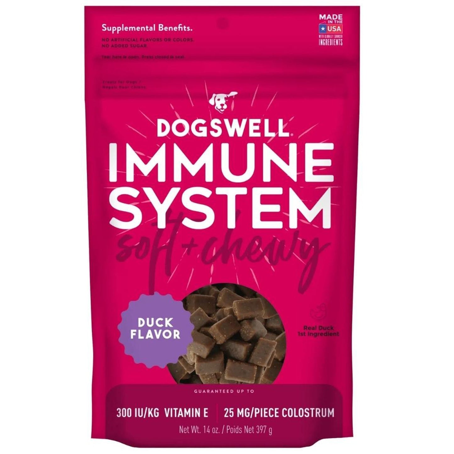 Dogswell Dog Immune System Grain Free Soft & Chewy Duck 14 oz,