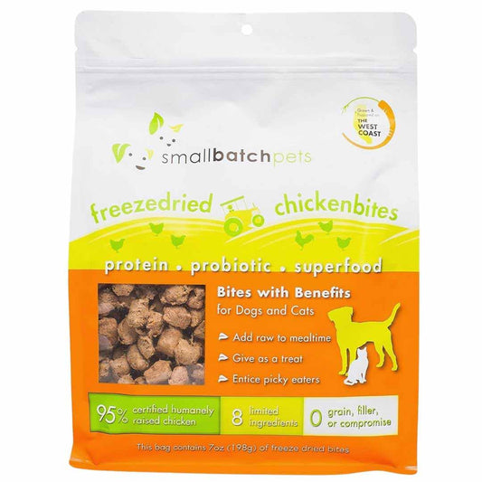 Small Batch Freeze Dried Chicken Bites - 7oz,