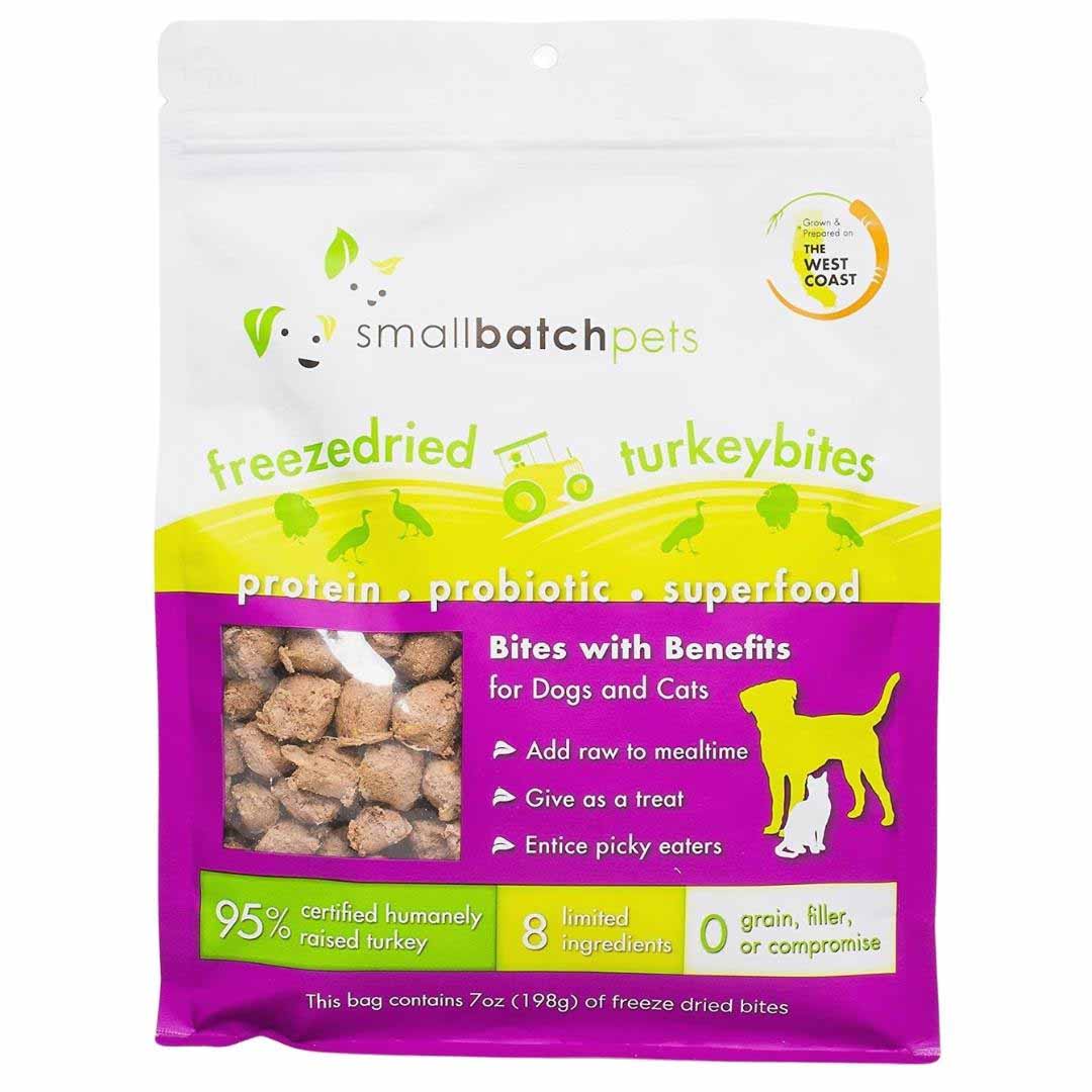Small Batch Freeze Dried Turkey Bites - 7oz,
