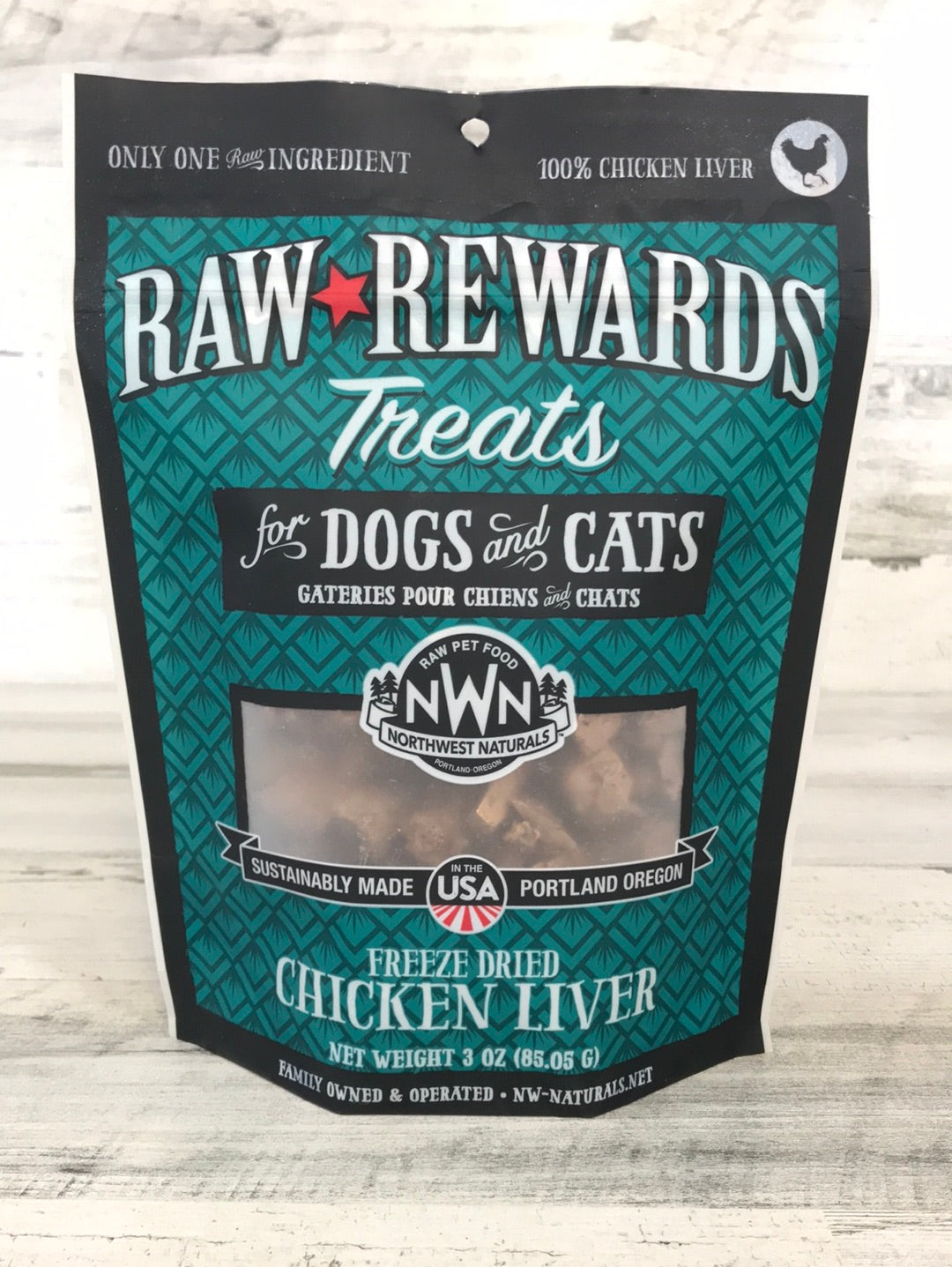 Northwest Naturals Chicken Liver Treats 3oz