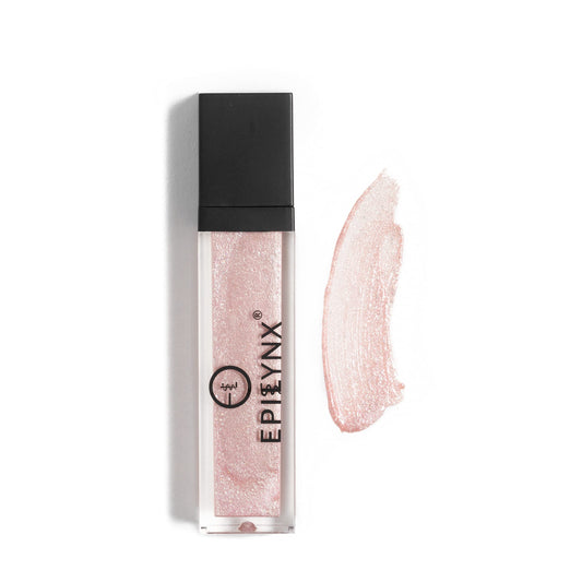 EPILYNX Vegan Glitter & Matte Liquid Lip Gloss - Moisturizing Formula for Hydration & Long Lasting Wear - Cruelty Free, Paraben Free, Gluten Free - Gloss, St. Tropez Light Pastel Pink