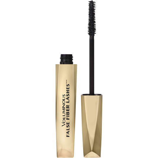 L'Oreal Paris Voluminous False Fiber Lashes Mascara, Blackest Black [270] 0.34 oz (Pack of 3)
