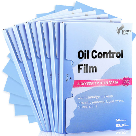 Great Absorbent Oil Blotting Sheets for Face - 10% Larger Oil Control Film 6pk/300 Makeup Friendly Blotting Paper for Oily Skin, High-Performance, Tear-proof Oil Absorbing Tissues