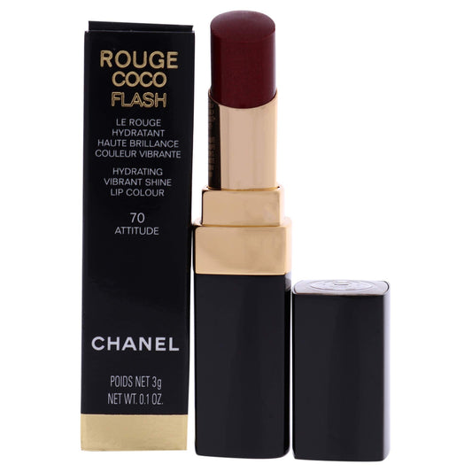 Chanel Rouge Coco Flash Lipstick - 70 Attitude Lipstick Women 0.1 oz