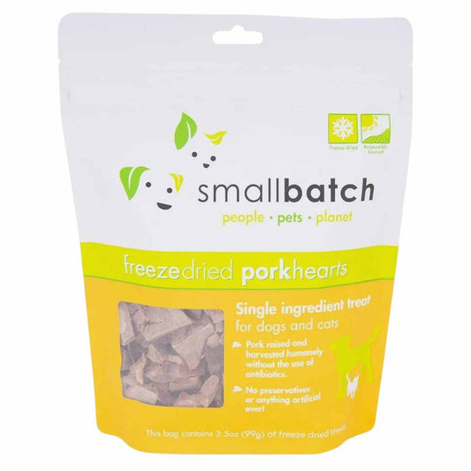 Small Batch Freeze Dried Pork Hearts - 3,5oz,
