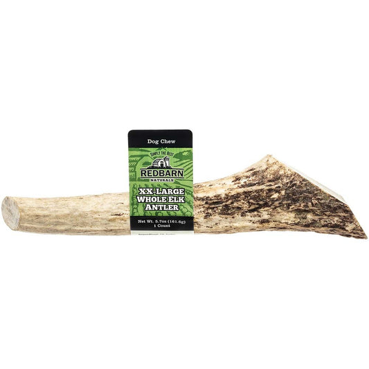 Redbarn Pet Products Natural Elk Antler Dog Treat Whole 1ea/XXL, 5,7 oz