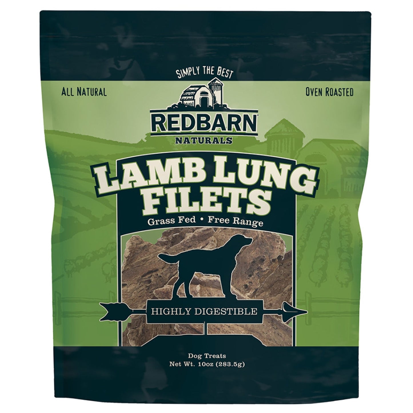 Redbarn Pet Products Lamb Lung Filets Dog Treat 1ea/10 oz