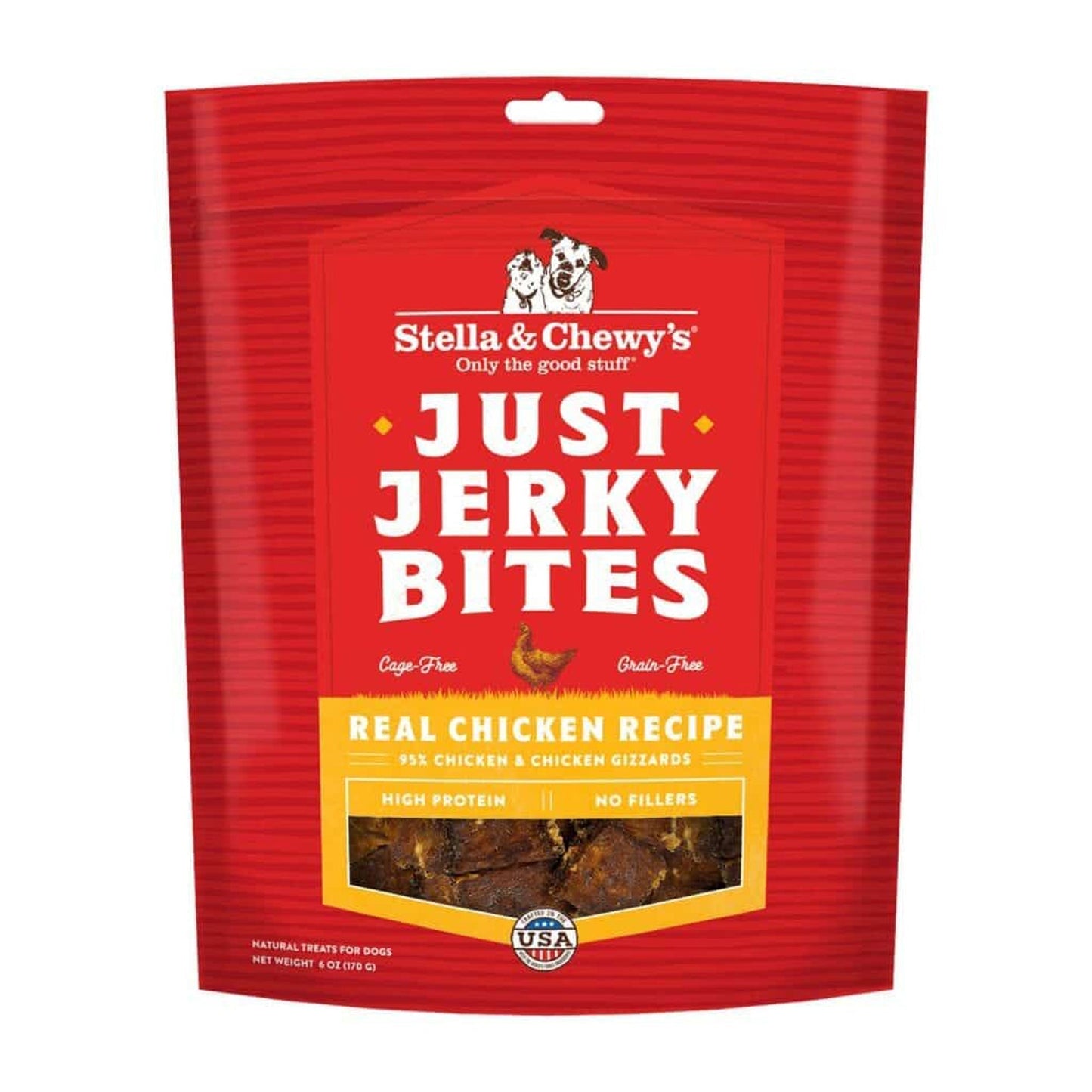 Stella And Chewys Dog Just Jerky Grain Free Chicken 6 oz,