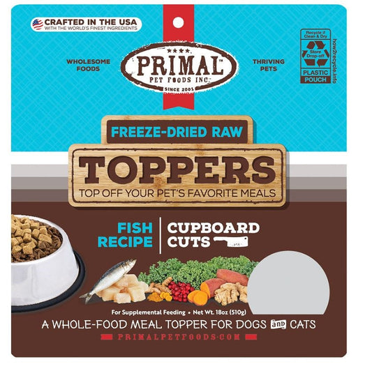 Primal Dog-Cat Fd Raw Topper Cupboard Cuts Pork 18oz,