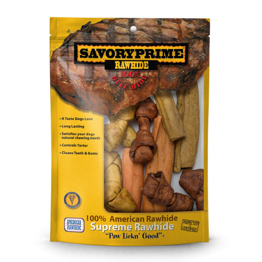 Savory Prime Rawhide Value Pack Assorted 1ea/1,36 lb, SM