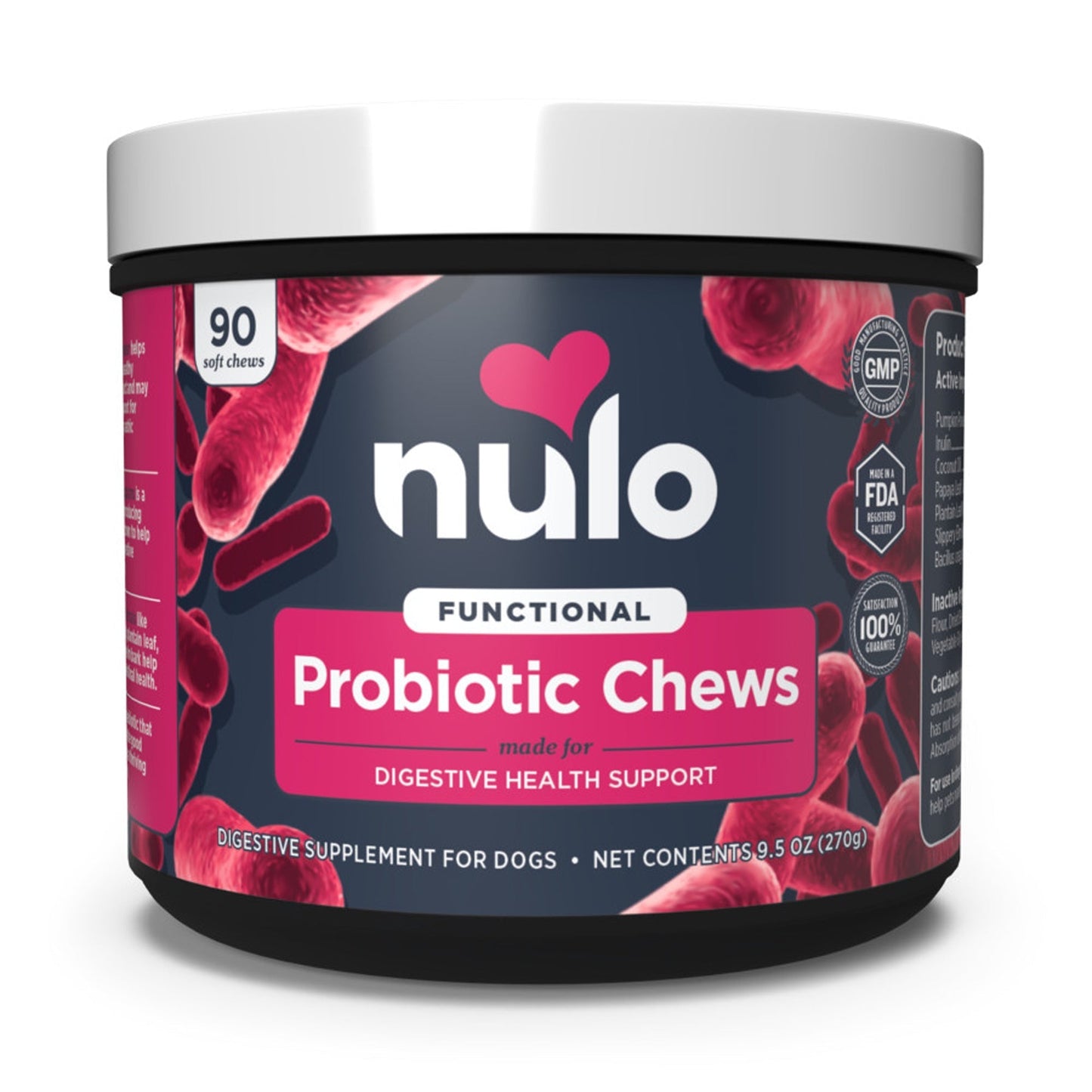 Nulo Functional Probiotic Soft Chew Supplements for Dogs 1ea/9,5 oz