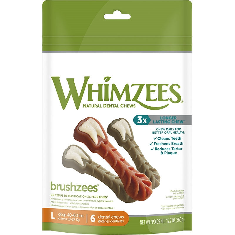 Whimzees Brushzees Large 12,7 oz, Bag