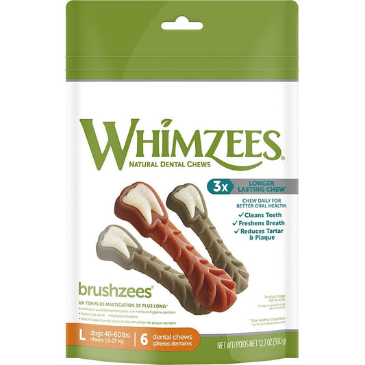 Whimzees Brushzees Large 12,7 oz, Bag