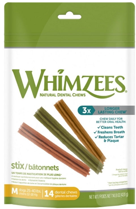 Whimzees Stix Medium 14,8 oz, Bag