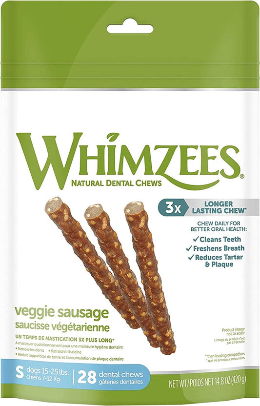 Whimzees Veggie Sausage S 14,8 Oz, Bag