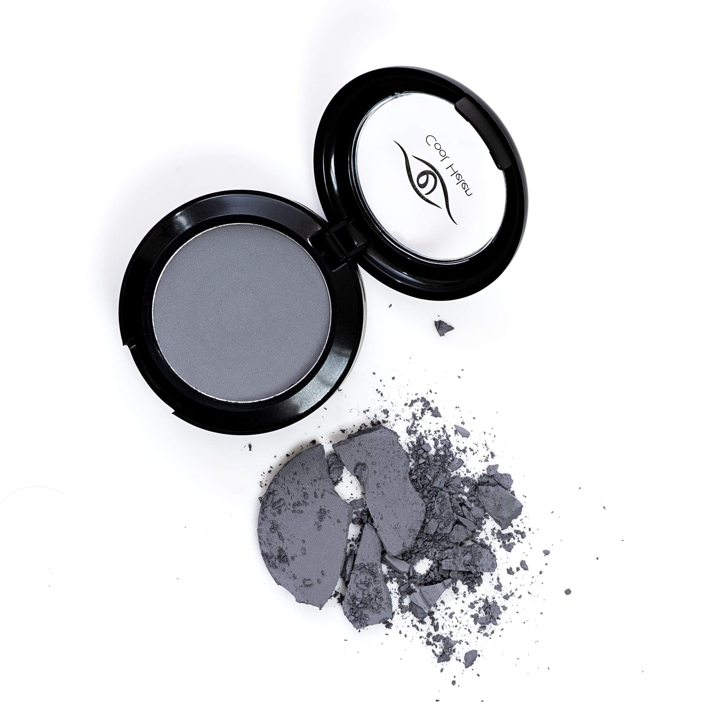 Eye Embrace Cool Helen: Light Gray Eyebrow Powder/Hair Powder/Root Cover – Waterproof, Cruelty-Free
