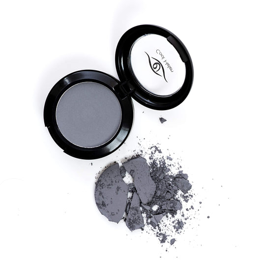 Eye Embrace Cool Helen: Light Gray Eyebrow Powder/Hair Powder/Root Cover – Waterproof, Cruelty-Free