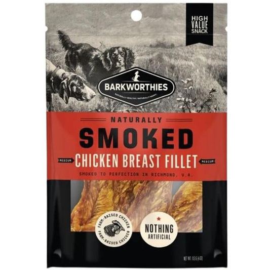 Barkworthies Dog Smoked Chicken Fillet 4oz,