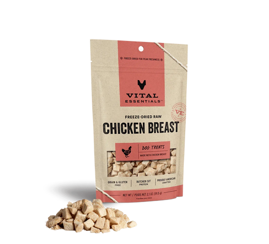 Vital Essentials Dog Freeze-Dried Treat Chicken Breast 2,1oz,