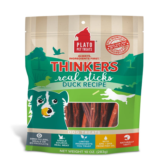 Plato Thinkers Duck Recipe Dog Treats; 6,5oz,