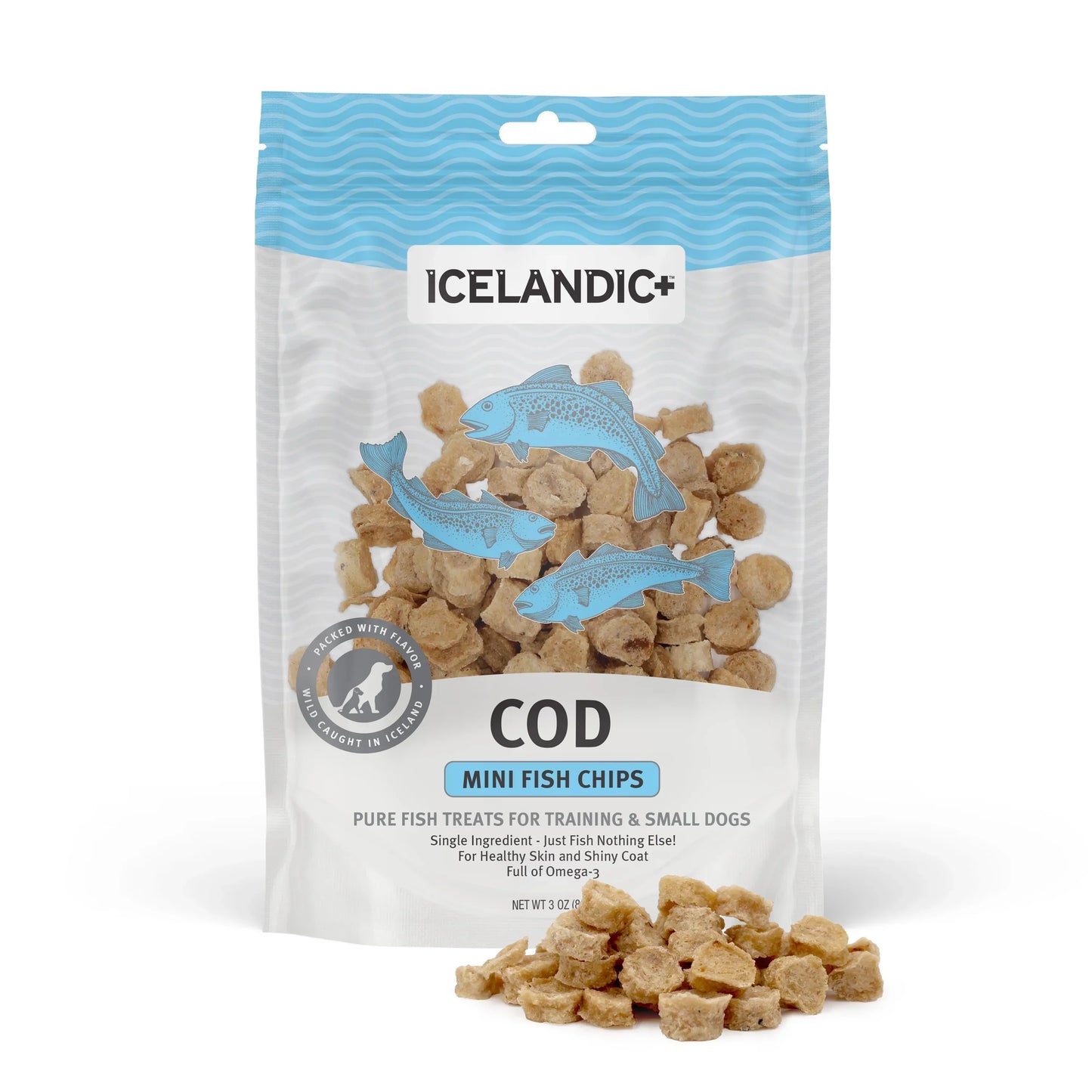Icelandic Dog Cod Chips Mini 2,5oz,