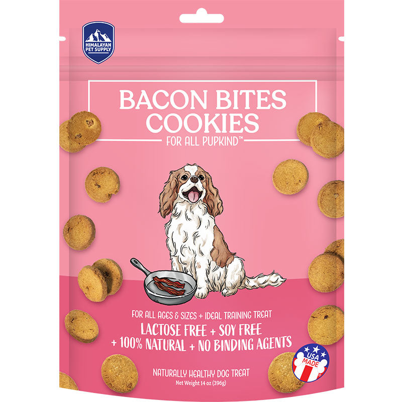 Himalayan Dog Cookies Bacon Bits 14oz,