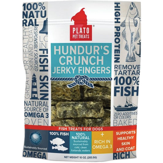 Plato Hundurs Crunch Jerky Fingers 10oz,