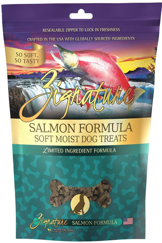 Zignature Dog 4oz, Salmon Soft Moist Treat