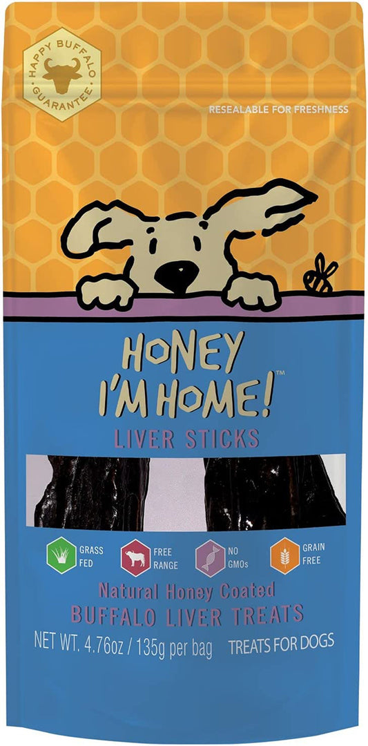 Honey Im Home Dog Buffalo Liver Sticks 4,76oz,