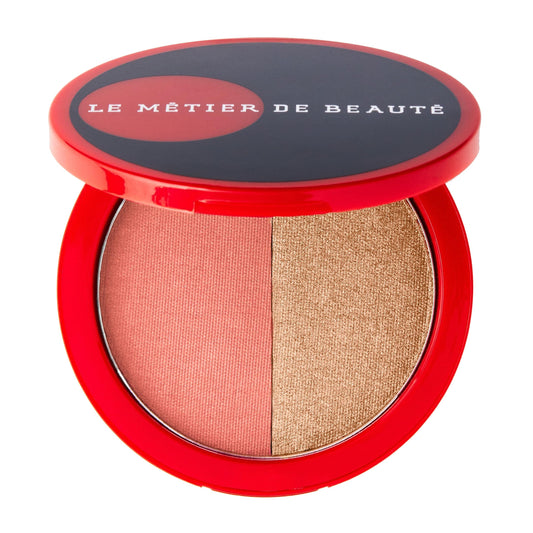 Le Metier de Beaute Blush Highlighter Duet, Magnetic Compact (Casablanca)