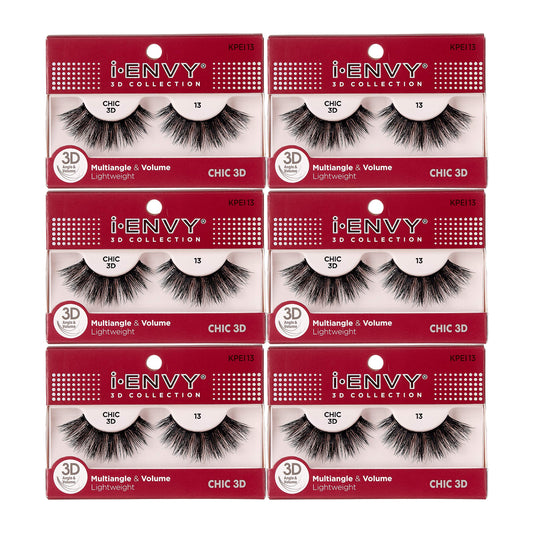 i-Envy 3D Glam Collection Multi-angle & Volume (6 PACK, KPEI13)