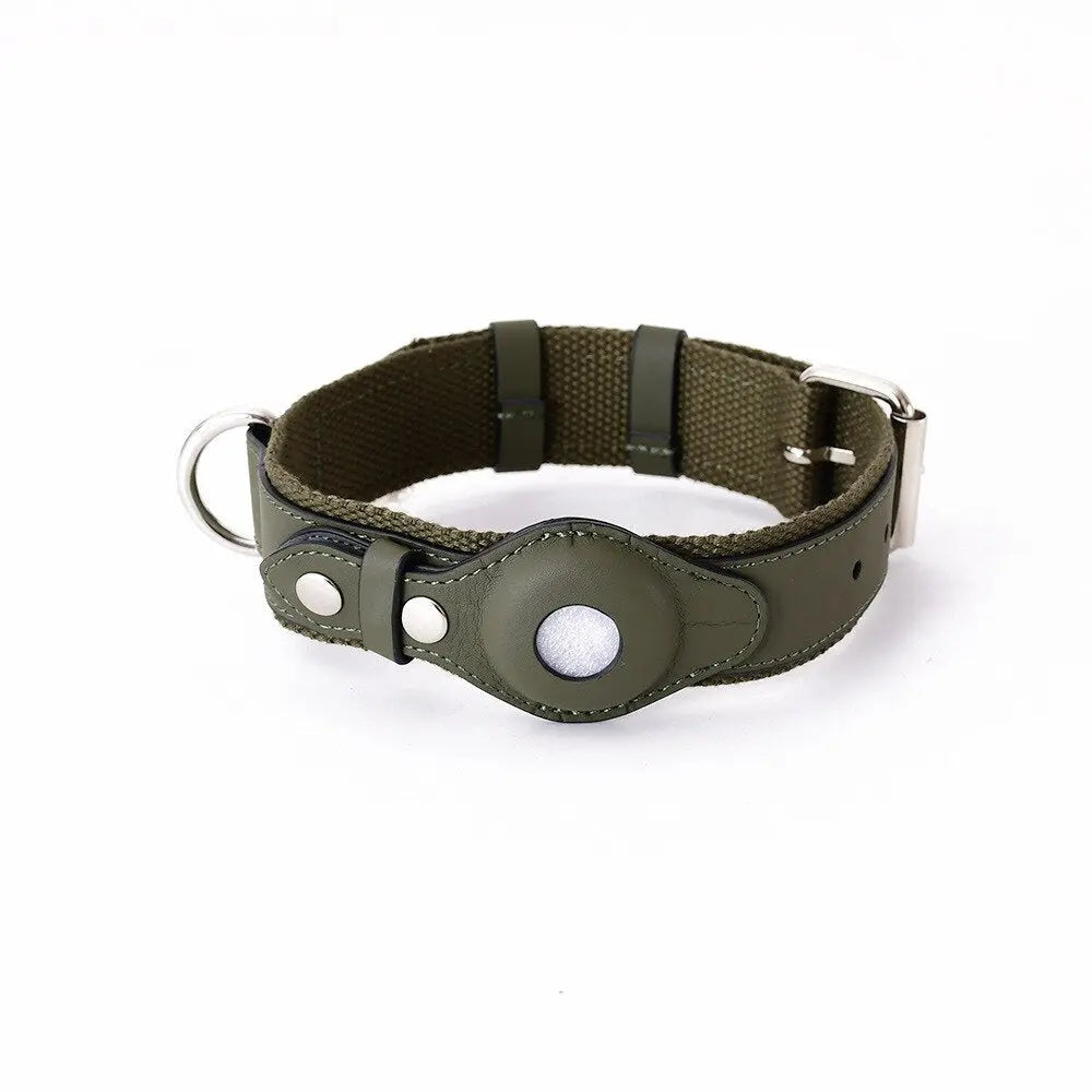 AirTag Leather Collar - Premium Quality & Design GROOMY