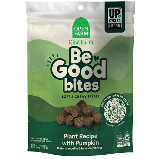 Open Farm Be Good Bites Plant Based Recipe With Pumpkin Dog Treats